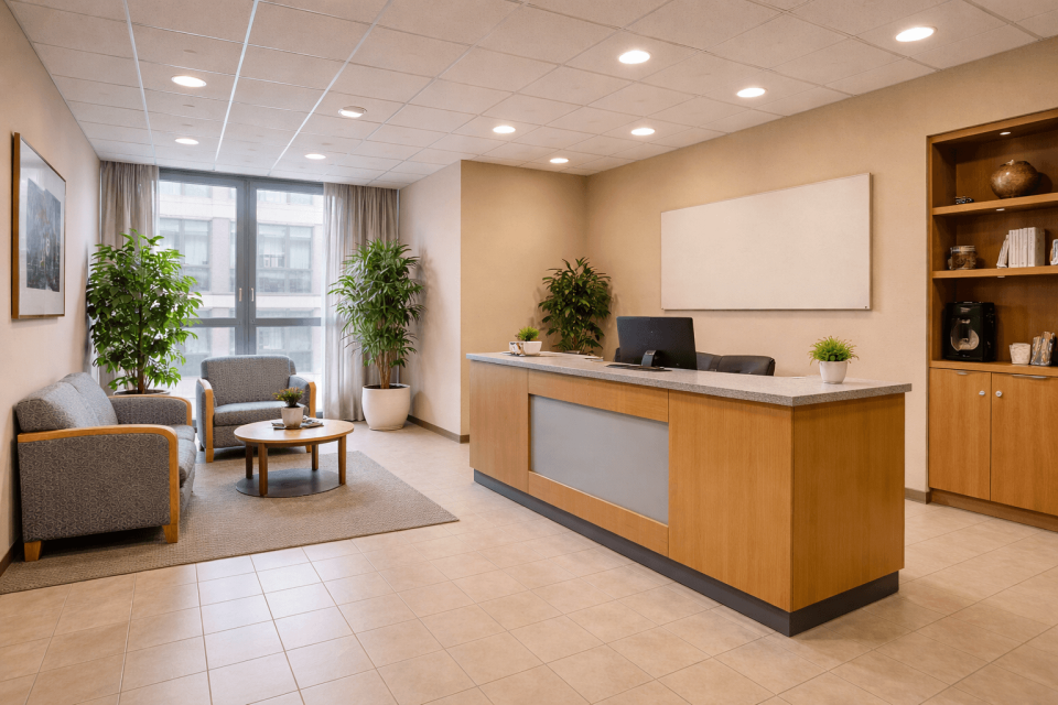 Empfang in der Firma Dresden